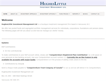 Tablet Screenshot of hugheslittle.com